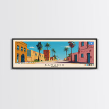 Load image into Gallery viewer, Banadir, Somalia Panoramic Canvas Print, Banadir, Somalia Painting, Somalia Art, Banadir Travel Poster, Travel Art, Living Room Painting

