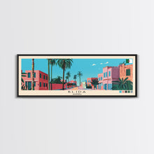 Load image into Gallery viewer, Blida, Algeria Panoramic Canvas Print, Blida, Algeria Painting, Algeria Art, Blida Travel Poster, Travel Art, Housewarming Gift
