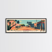 Load image into Gallery viewer, Bobo-Dioulasso, Burkina Faso Panoramic Canvas Print, Bobo-Dioulasso, Burkina Faso Painting, Burkina Faso Art, Bobo-Dioulasso Travel Poster, Travel Art, Guest Room Painting

