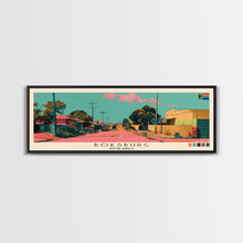 Load image into Gallery viewer, Boksburg, South Africa Panoramic Canvas Print, Boksburg, South Africa Painting, South Africa Art, Boksburg Travel Poster, Travel Art, Housewarming Gift
