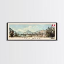 Carregar imagem no visualizador da galeria, Cajamarca, Peru Panoramic Canvas Print, Cajamarca, Peru Painting, Peru Art, Cajamarca Travel Poster, Travel Art, Guest Room Painting

