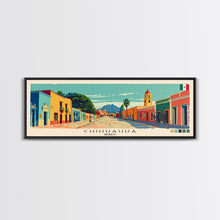 Cargar imagen en el visor de la galería, Chihuahua, Mexico Panoramic Canvas Print, Chihuahua, Mexico Painting, Mexico Art, Chihuahua Travel Poster, Travel Art, Vacation Gift
