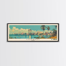 Cargar imagen en el visor de la galería, Conakry, Guinea Panoramic Canvas Print, Conakry, Guinea Painting, Guinea Art, Conakry Travel Poster, Travel Art, Vacation Gift
