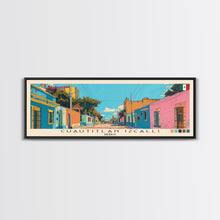 Load image into Gallery viewer, Cuautitlan Izcalli, Mexico Panoramic Canvas Print, Cuautitlan Izcalli, Mexico Painting, Mexico Art, Cuautitlan Izcalli Travel Poster, Travel Art, Guest Room Painting
