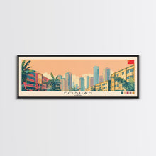 Load image into Gallery viewer, Foshan, China Panoramic Canvas Print, Foshan, China Painting, China Art, Foshan Travel Poster, Travel Art, Vacation Gift
