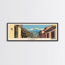 Load image into Gallery viewer, Ibarra, Ecuador Panoramic Canvas Print, Ibarra, Ecuador Painting, Ecuador Art, Ibarra Travel Poster, Travel Art, Housewarming Gift
