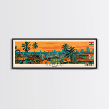 Carregar imagem no visualizador da galeria, Kumasi, Ghana Panoramic Canvas Print, Kumasi, Ghana Painting, Ghana Art, Kumasi Travel Poster, Travel Art, Living Room Painting
