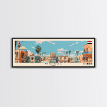 Cargar imagen en el visor de la galería, Mosul, Iraq Panoramic Canvas Print, Mosul, Iraq Painting, Iraq Art, Mosul Travel Poster, Travel Art, Housewarming Gift
