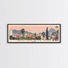 Carregar imagem no visualizador da galeria, Santa Cruz de la Sierra, Bolivia Panoramic Canvas Print, Santa Cruz de la Sierra, Bolivia Painting, Bolivia Art, Santa Cruz de la Sierra Travel Poster, Travel Art, Housewarming Gift

