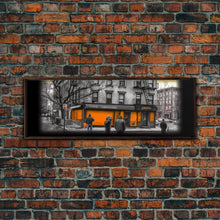Cargar imagen en el visor de la galería, Closed Down Store Canvas Print, Buildings,Street Art, Fall, Autumn, Urban Art, Large Urban Art Print, Panoramic, Wall Art, Canvas Print
