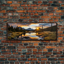 Cargar imagen en el visor de la galería, Panoramic Print of Rocky Mountain National Park Extra Large Wall Art, Panoramic Wall Art, Panoramic Landscape Print, Landscape Photography

