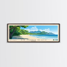 Carregar imagem no visualizador da galeria, Air Manis Beach, Indonesia Panoramic Beach Print, Vacation Gift, Indonesia Wall Art, Framed Canvas Print, Framed Beach Painting
