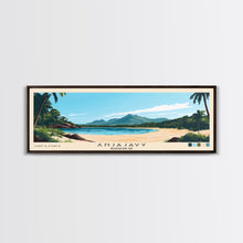 Carregar imagem no visualizador da galeria, Anjajavy, Madagascar Panoramic Print, Vacation Gift, Madagascar Wall Art, Beach Painting, Beach Decor, Beach Or Lakehouse Art

