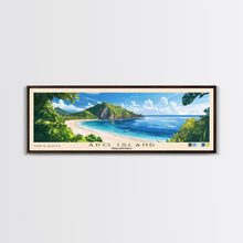 Carregar imagem no visualizador da galeria, Apo Island, Philippines Panoramic Print, Vacation Gift, Philippines Wall Art, Beach Painting, Beach Decor, Beach Or Lakehouse Art
