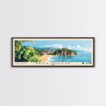 Carregar imagem no visualizador da galeria, Bahia Inglesa, Chile Panoramic Beach Print, Vacation Gift, Chile Wall Art, Framed Canvas Print, Framed Beach Painting
