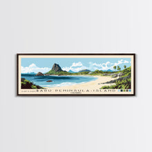 Load image into Gallery viewer, Barú Peninsula-Island, Colombia Panoramic Print, Vacation Gift, Colombia Wall Art, Vacation Wall Art, Vacatation Memories, Beach Decor, Beach Or Lakehouse Art
