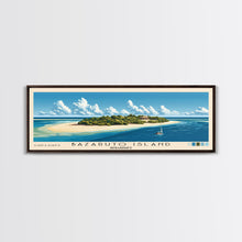 Carregar imagem no visualizador da galeria, Bazaruto Island, Mozambique Panoramic Print, Vacation Gift, Mozambique Wall Art, Vacation Wall Art, Vacatation Memories, Beach Decor, Beach Or Lakehouse Art
