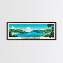 Load image into Gallery viewer, Bequia Island, Saint Vincent and the Grenadines Panoramic Print, Vacation Gift, Saint Vincent and the Grenadines Wall Art, Vacation Wall Art, Vacatation Memories, Beach Decor, Beach Or Lakehouse Art
