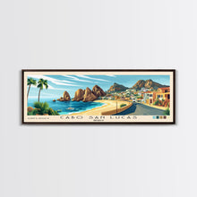 Carregar imagem no visualizador da galeria, Cabo San Lucas, Mexico Panoramic Print, Vacation Gift, Mexico Wall Art, Beach Painting, Beach Decor, Beach Or Lakehouse Art
