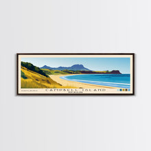 Carregar imagem no visualizador da galeria, Campbell Island, New Zealand Panoramic Print, Vacation Gift, New Zealand Wall Art, Beach Painting, Beach Decor, Large Wall Art, Wood Frame Art
