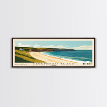 Cargar imagen en el visor de la galería, Cavendish Beach, Canada Panoramic Beach Print, Vacation Gift, Canada Wall Art, Framed Canvas Print, Framed Beach Painting
