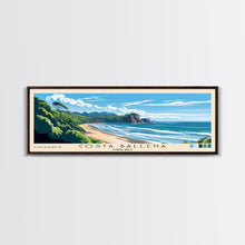 Cargar imagen en el visor de la galería, Costa Ballena, Costa Rica Panoramic Beach Print, Vacation Gift, Costa Rica Wall Art, Framed Canvas Print, Framed Beach Painting
