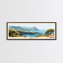 Load image into Gallery viewer, El Hierro, Spain Panoramic Print, Vacation Gift, Spain Wall Art, Beach Painting, Beach Decor, Beach Or Lakehouse Art
