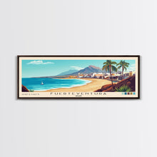 Cargar imagen en el visor de la galería, Fuerteventura, Spain Panoramic Print, Vacation Gift, Spain Wall Art, Vacation Wall Art, Vacatation Memories, Beach Decor, Beach Or Lakehouse Art
