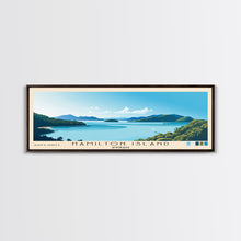 Cargar imagen en el visor de la galería, Hamilton Island, Australia Panoramic Beach Print, Vacation Gift, Australia Wall Art, Beach Painting, Beach Decor, Beach Painting
