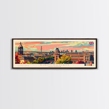 Cargar imagen en el visor de la galería, Birmingham United Kingdom Travel Print Wall Art, Panoramic City Art, Travel Art, Wall Decor, Vacation Gift, Framed Canvas Print Or Metal Art
