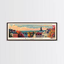 Load image into Gallery viewer, Czestochowa Poland Travel Art, City Art, Framed Canvas Print or Metal Wall Art, Europe Travel Poster, Panoramic Wall Art, Extra Wide Wall Art
