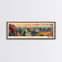 Load image into Gallery viewer, Derby United Kingdom Travel Print Wall Art, Panoramic City Art, Travel Art, Wall Decor, Vacation Gift, Framed Canvas Print Or Metal Art
