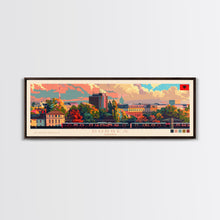 Load image into Gallery viewer, Durres Albania Travel Print Wall Art, Panoramic City Art, Travel Art, Wall Decor, Vacation Gift, Framed Canvas Print Or Metal Art
