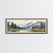 Cargar imagen en el visor de la galería, Berchtesgaden National Park COUNTRY Travel Poster Print, Framed Canvas Print, COUNTRY Travel Art, Wood Framed Art, Wall Hanging, Home Decor
