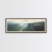Cargar imagen en el visor de la galería, Chapada dos Veadeiros National Park COUNTRY | Framed Travel Poster Canvas Print | Trendy Wall Art | Watercolor Painting | Living Room Art | Unique Art
