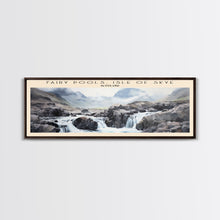 Carregar imagem no visualizador da galeria, Fairy Pools, Isle of Skye Wall Art Travel Poster Print, Gift For Travel Lover, Vacation Gift, COUNTRY Wall Art, Home Decor, Original Art

