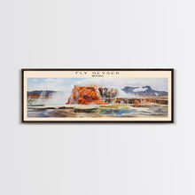 Carregar imagem no visualizador da galeria, Fly Geyser Travel Poster Print, Framed Canvas Print, COUNTRY Travel Art, Wood Framed Art, Wall Hanging, Home Decor
