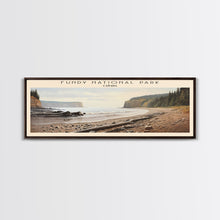 Cargar imagen en el visor de la galería, Fundy National Park Travel Poster Print, Framed Canvas Wall Art, Metal Wall Art, COUNTRY art, Gift For Him, Travel Wall Art, Travel Lover Gift
