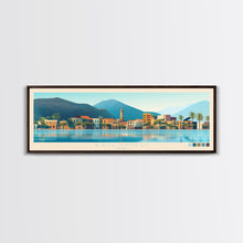 Carregar imagem no visualizador da galeria, Bailundo, Angola Panoramic Travel Poster Canvas Print, Bailundo, Angola Painting, Angola Art, Bailundo Panoramic Travel Art, Travel Painting
