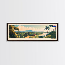 Carregar imagem no visualizador da galeria, Capiata, Paraguay Panoramic Travel Poster Canvas Print, Capiata, Paraguay Painting, Paraguay Art, Capiata Travel Art, Living Room Painting
