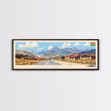 Cargar imagen en el visor de la galería, Colcapirhua, Bolivia Travel Poster Panoramic Canvas Print, Colcapirhua, Bolivia Painting, Bolivia Art, Colcapirhua Travel Art, Guest Room Painting
