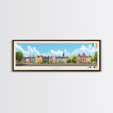Load image into Gallery viewer, Navan, Ireland Travel Poster Panoramic Canvas Print, Navan, Ireland Painting, Ireland Art, Navan Travel Art, Guest Room Painting
