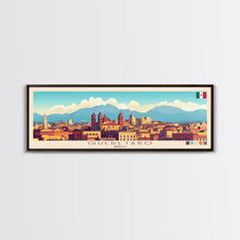 Load image into Gallery viewer, Queretaro, Mexico Panoramic Travel Poster Canvas Print, Queretaro, Mexico Painting, Mexico Art, Queretaro Travel Art, Living Room Painting
