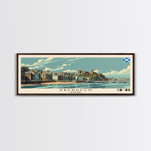 Carregar imagem no visualizador da galeria, Aberdeen, Scotland Panoramic Canvas Print, Aberdeen, Scotland Painting, Scotland Art, Aberdeen Travel Poster, Travel Art, Vacation Gift
