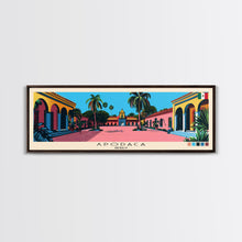 Carregar imagem no visualizador da galeria, Apodaca, Mexico Panoramic Canvas Print, Apodaca, Mexico Painting, Mexico Art, Apodaca Travel Poster, Travel Art, Vacation Gift
