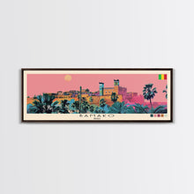 Carregar imagem no visualizador da galeria, Bamako, Mali Panoramic Canvas Print, Bamako, Mali Painting, Mali Art, Bamako Travel Poster, Travel Art, Guest Room Painting
