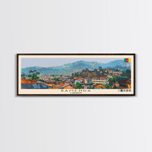 Load image into Gallery viewer, Bamenda, Cameroon Panoramic Canvas Print, Bamenda, Cameroon Painting, Cameroon Art, Bamenda Travel Poster, Travel Art, Vacation Gift
