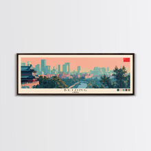 Cargar imagen en el visor de la galería, Beijing, China Panoramic Canvas Print, Beijing, China Painting, China Art, Beijing Travel Poster, Travel Art, Housewarming Gift
