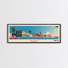 Cargar imagen en el visor de la galería, Beira, Mozambique Panoramic Canvas Print, Beira, Mozambique Painting, Mozambique Art, Beira Travel Poster, Travel Art, Guest Room Painting
