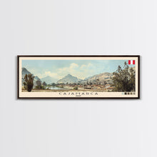 Carregar imagem no visualizador da galeria, Cajamarca, Peru Panoramic Canvas Print, Cajamarca, Peru Painting, Peru Art, Cajamarca Travel Poster, Travel Art, Guest Room Painting
